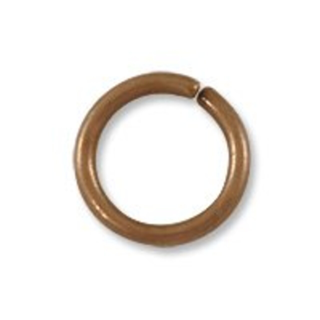 JewelrySupply Jump Ring - Open 8mm Antique Copper Plated (50-Pcs)